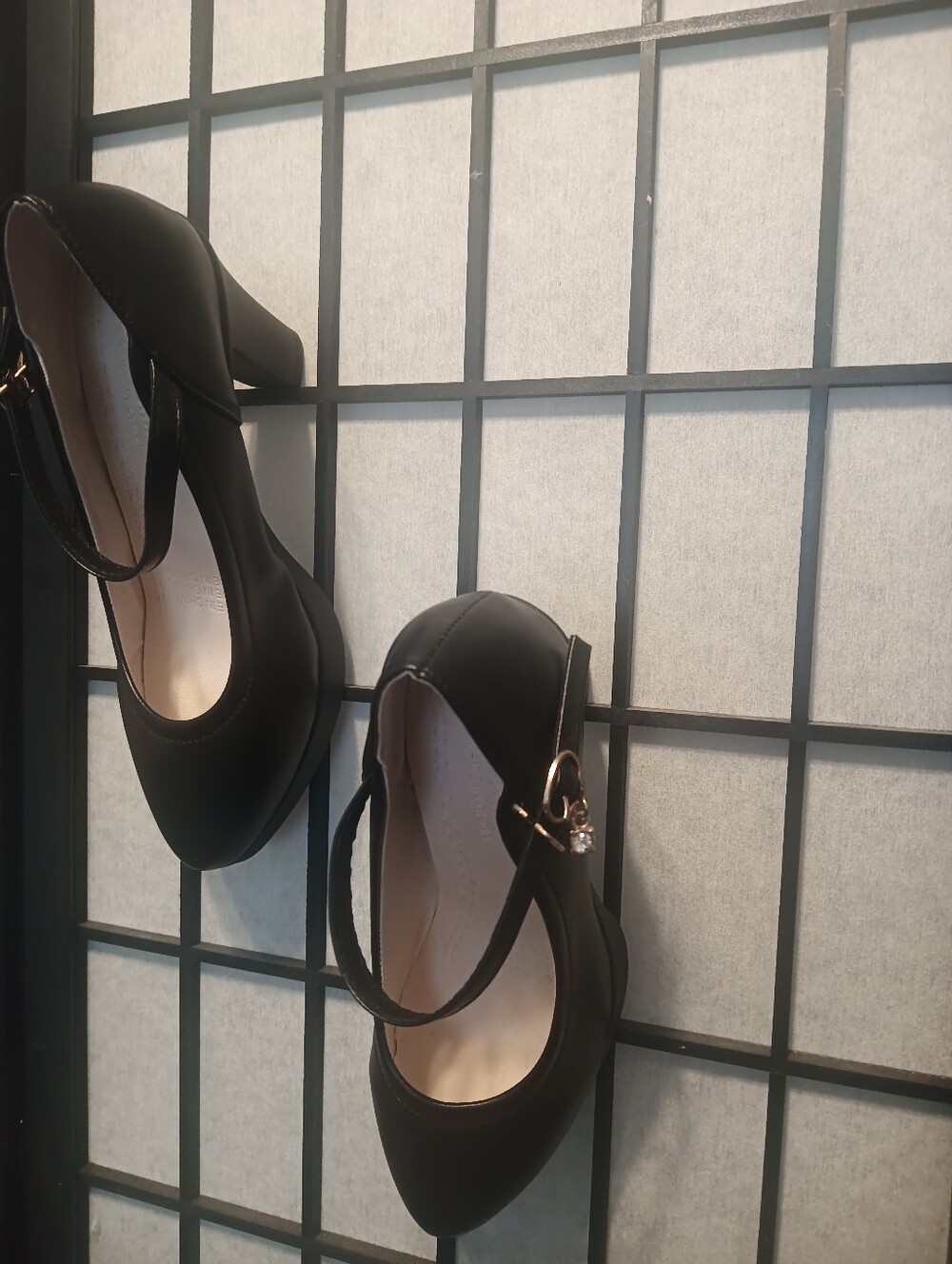 Classic Black Mary Jane Heels - Women's Dress Pumps